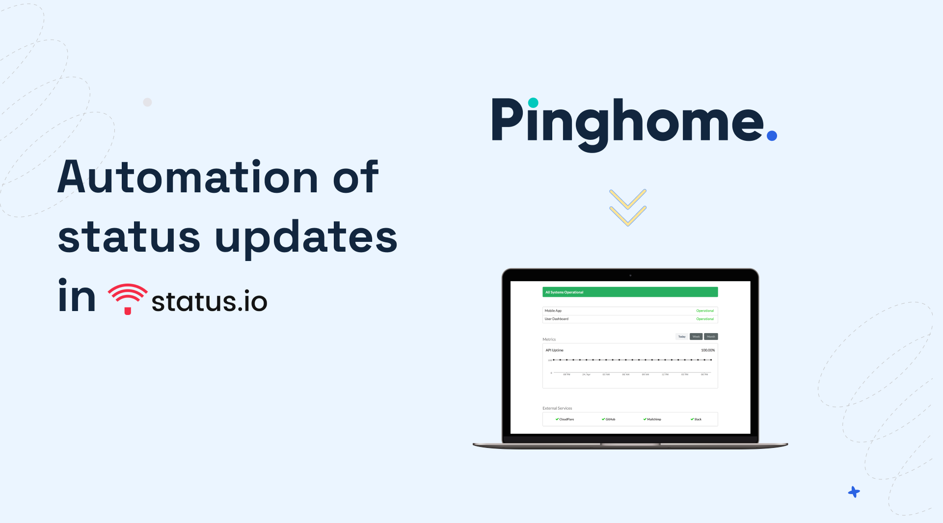 Status.io automation with Pinghome