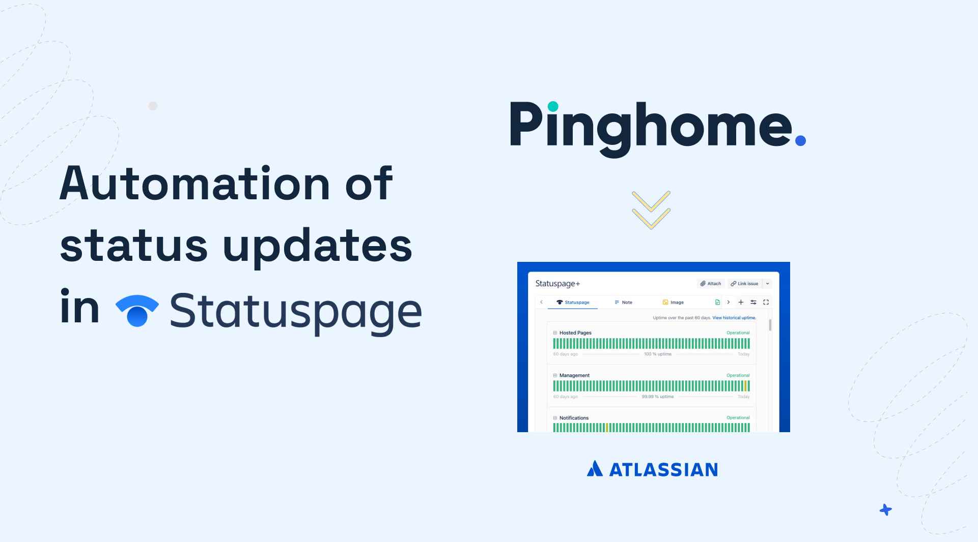 Statuspage.io automation with Pinghome